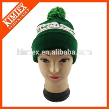 Moda jacquard designer beanie chapéu com letras